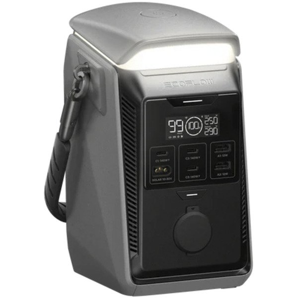 EcoFlow TRAIL Plus 300 DC Negro