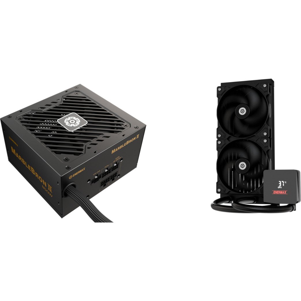 Enermax MARBLEBRON II 850W + Liqmax IV 240 mm Bundle Negro