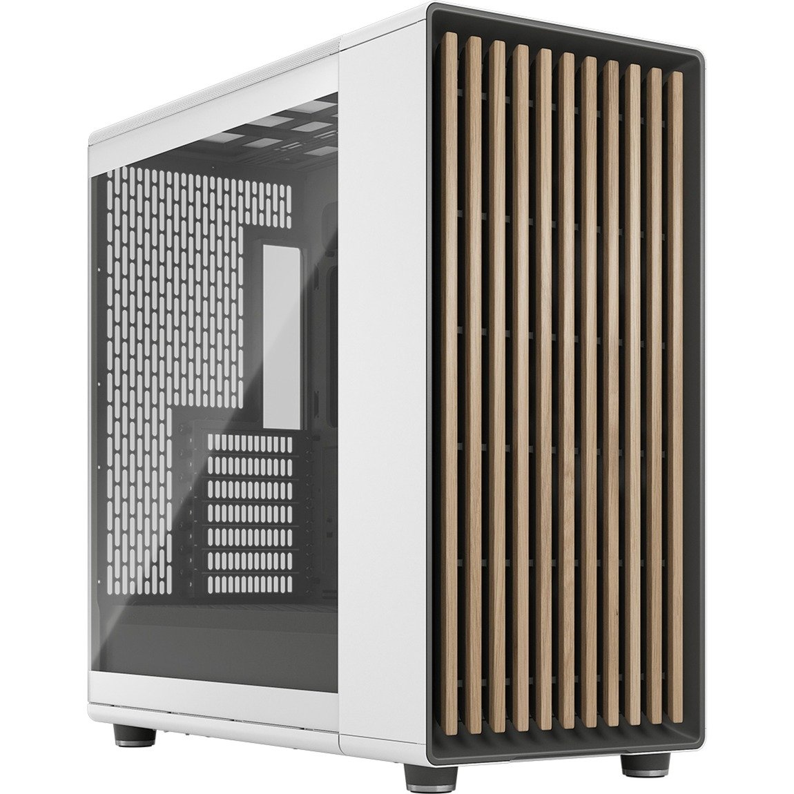 Fractal Design North XL Chalk White TG Clear Blanco