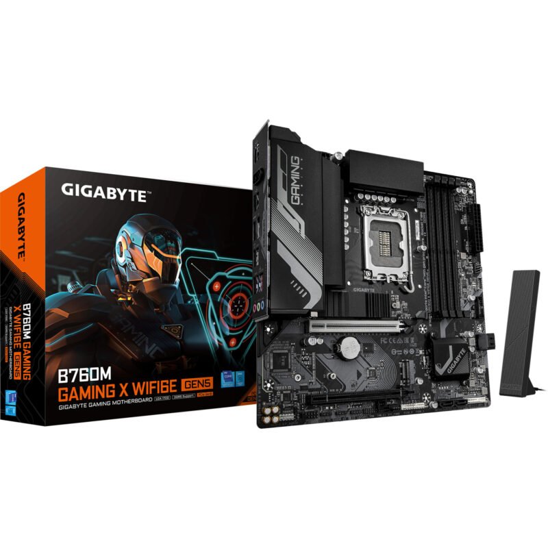 GIGABYTE B760M GAMING X WIFI6E GEN5 Negro