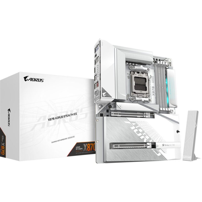 GIGABYTE X870 AORUS STEALTH ICE Plata
