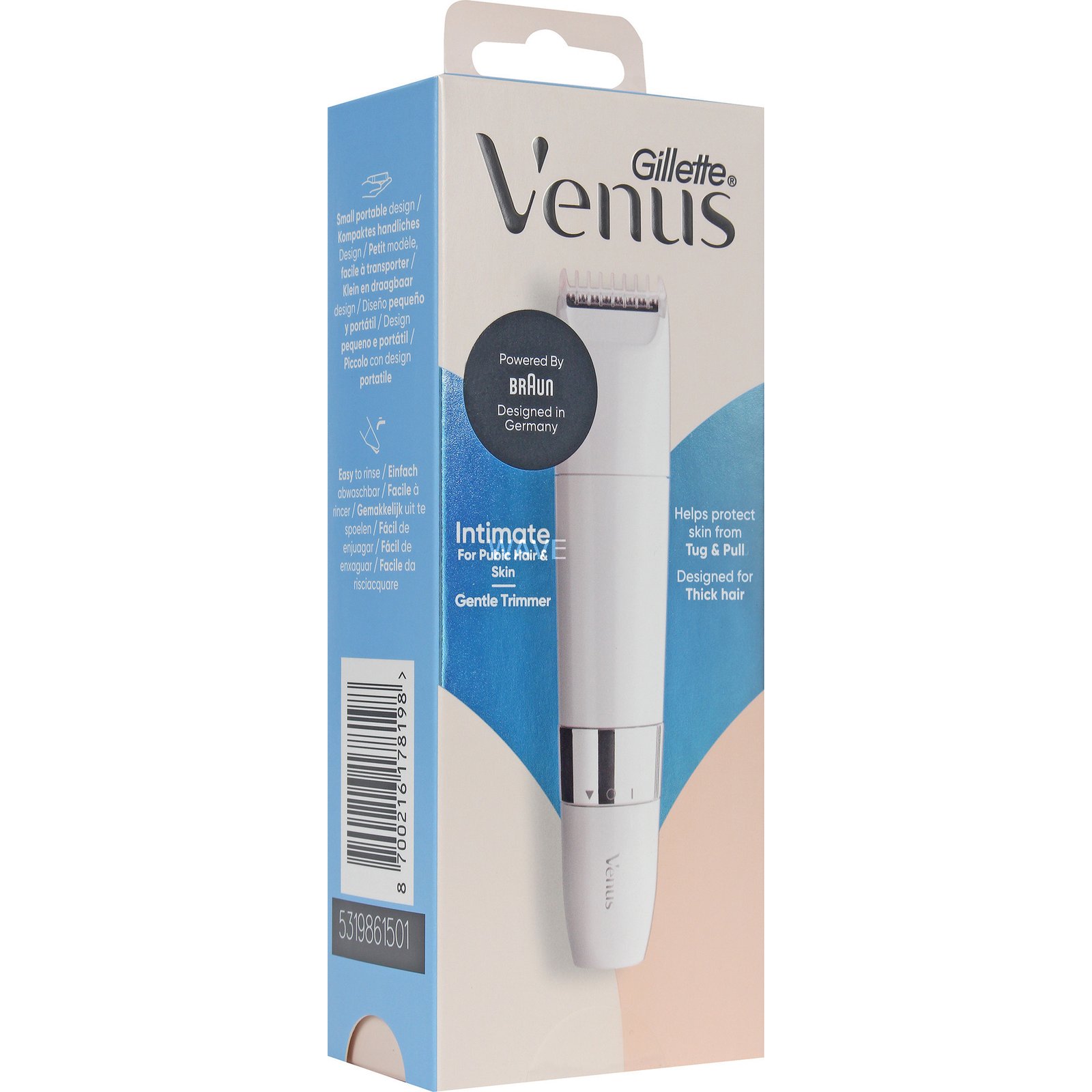 Gillette Venus Gentle Trimmer para den Intimbereich Blanco