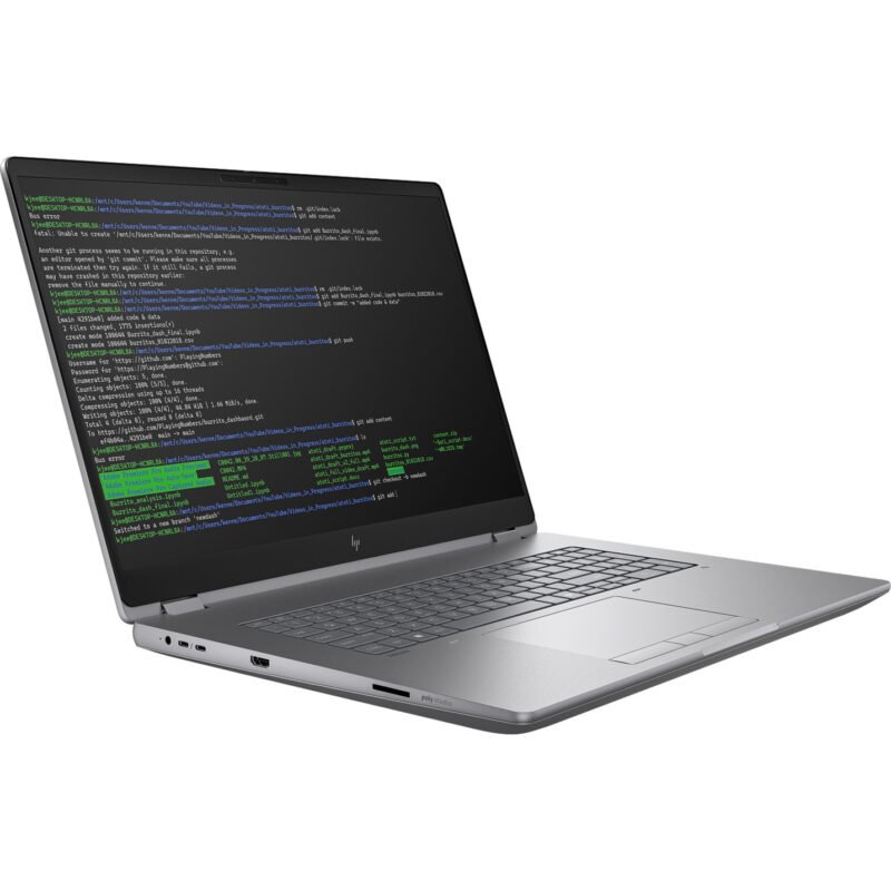 HP ZBook Fury G1i 18 (98L71ET) Plata, 1 TB
