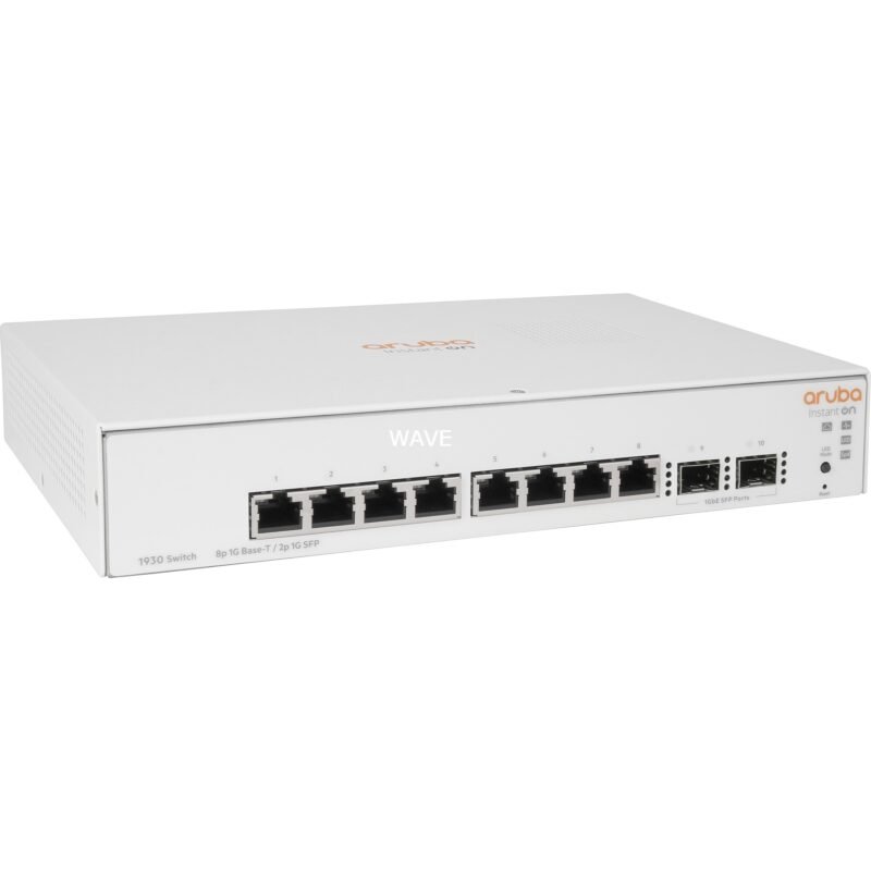 Hewlett Packard Enterprise Networking Instant On Switch 8 conexiones Gigabit 2 conexiones SFP 1930