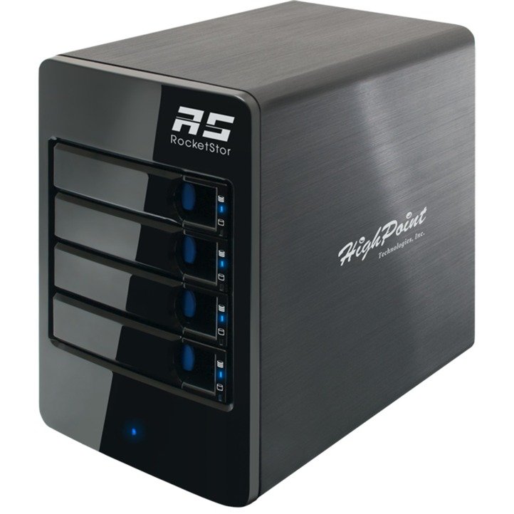 HighPoint RocketStor 6314B TB 2 to TB 3 Negro