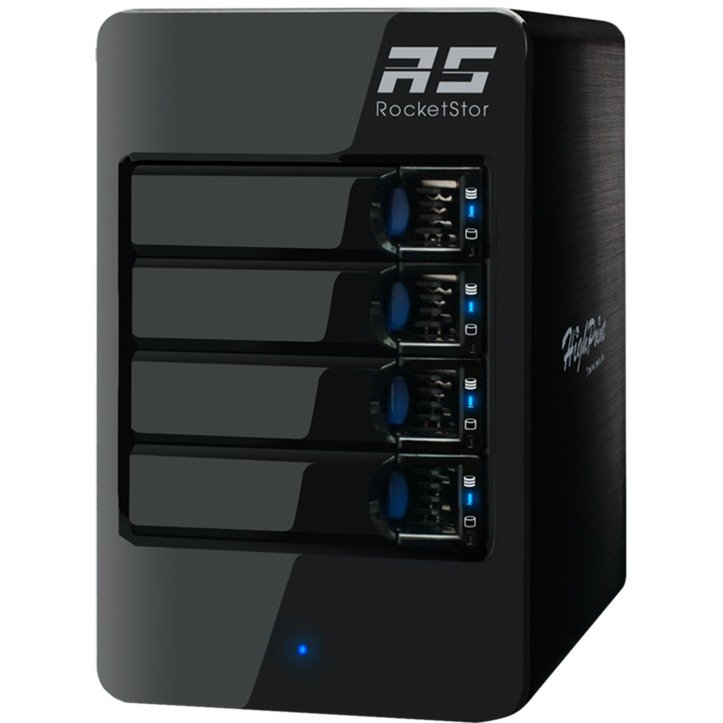 HighPoint RocketStor 6314B TB 2 to TB 3 Negro - Imagen 2
