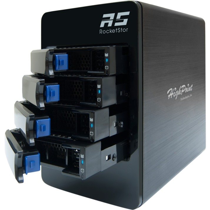 HighPoint RocketStor 6314B TB 2 to TB 3 Negro - Imagen 4