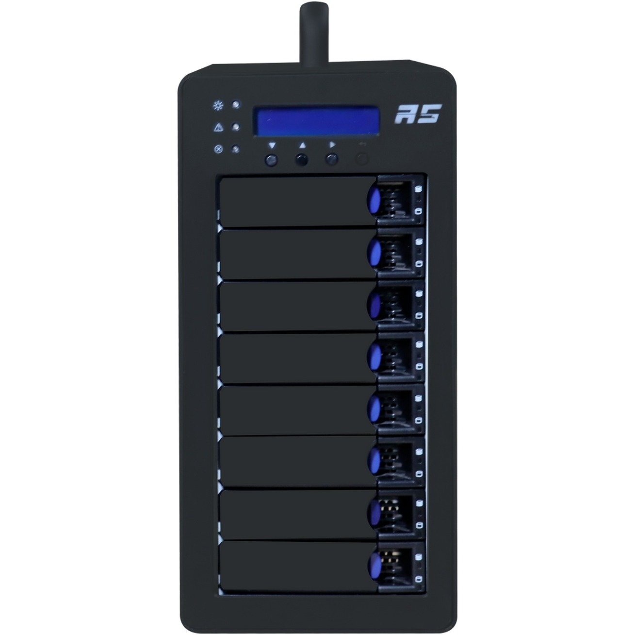 HighPoint RocketStor 6438TS External SAS/SATA RAID Tower Negro - Imagen 2