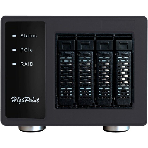 HighPoint SSD6444 4x Port zu PCIe 3.0 x16 NVMe RAID Gehäuse - Imagen 2