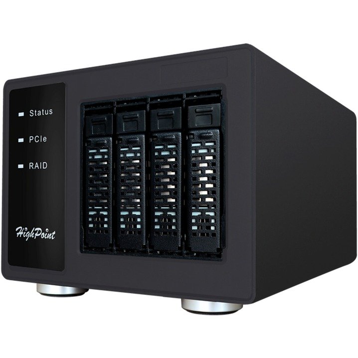 HighPoint SSD6444 4x Port zu PCIe 3.0 x16 NVMe RAID Gehäuse - Imagen 3