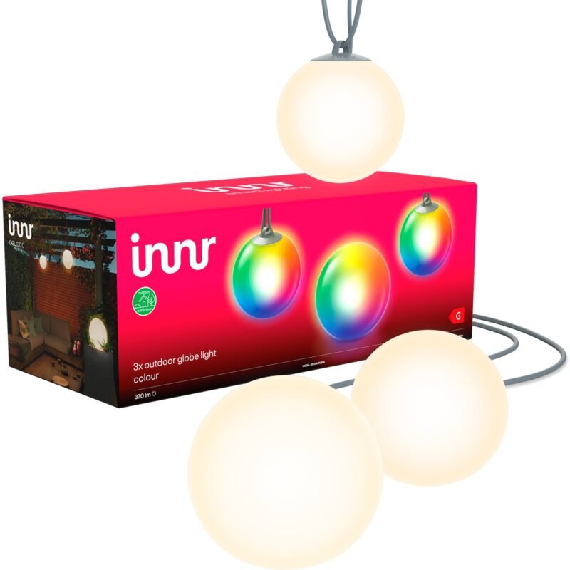 INNR Outdoor Smart Globe Light Colour 3er-Pack