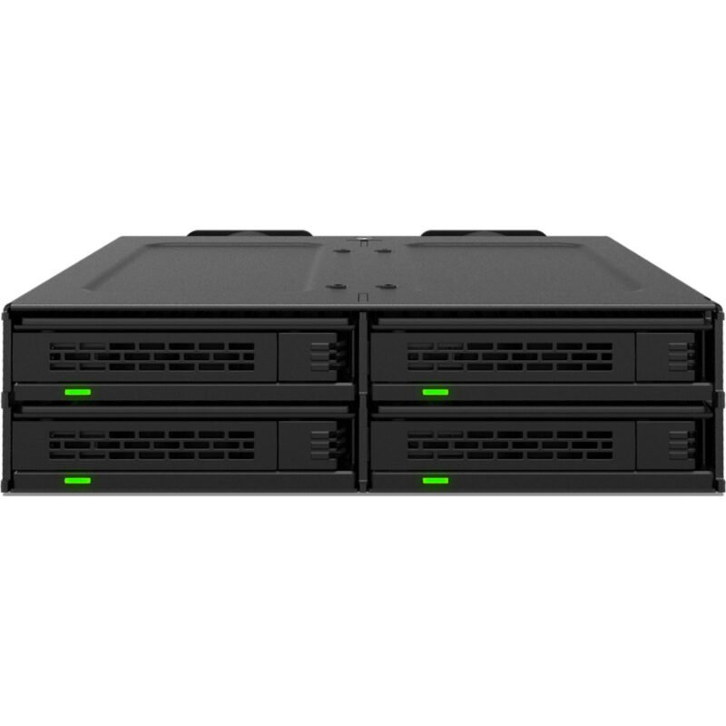 Icy Dock ExpressCage MB324V4P-B Negro