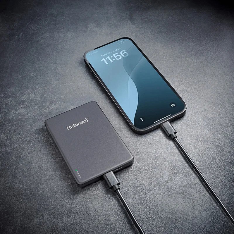 Intenso Magnetic Wireless batería externa MW10000 Grey Gris
