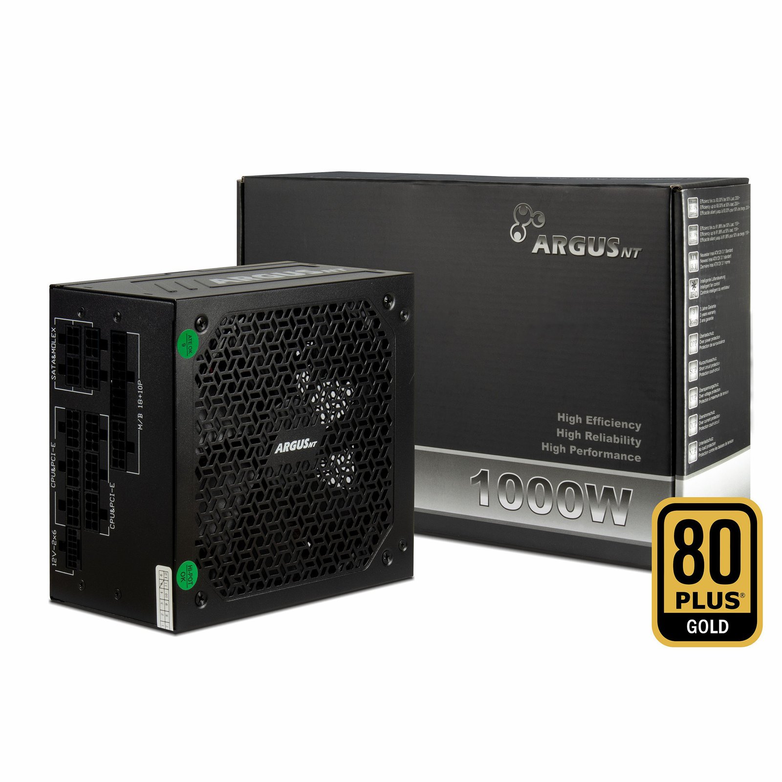 Inter-Tech HA-1000BA4 Negro