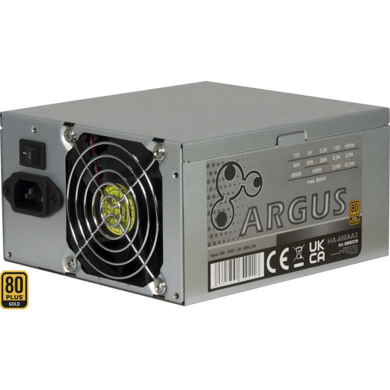 Inter-Tech HA-600AA2 Plata
