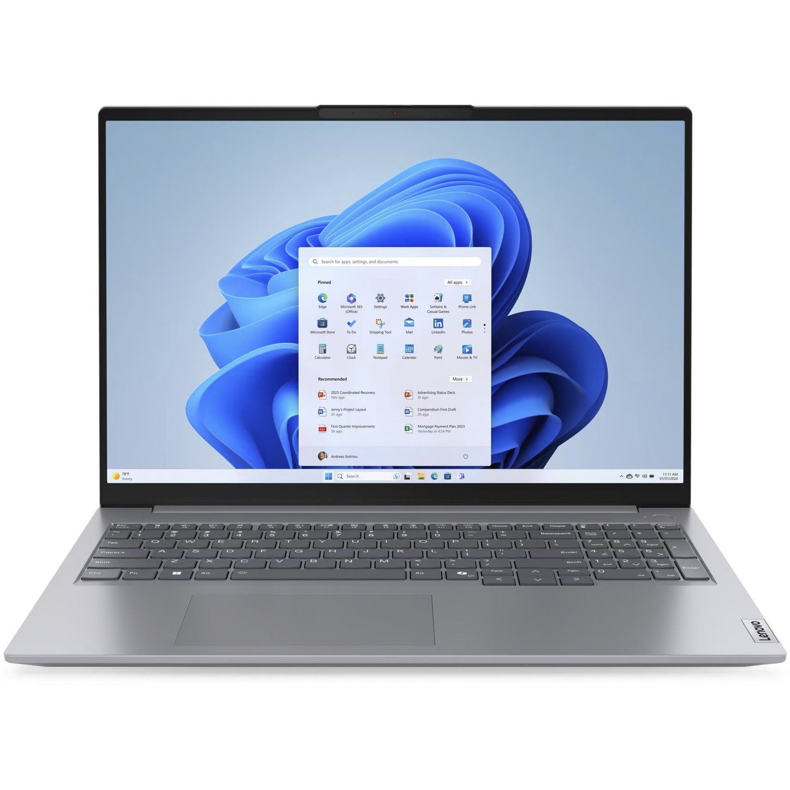 Lenovo ThinkBook 16 G7 ARP (21MW007VGE) Gris, 1 TB - Imagen 2