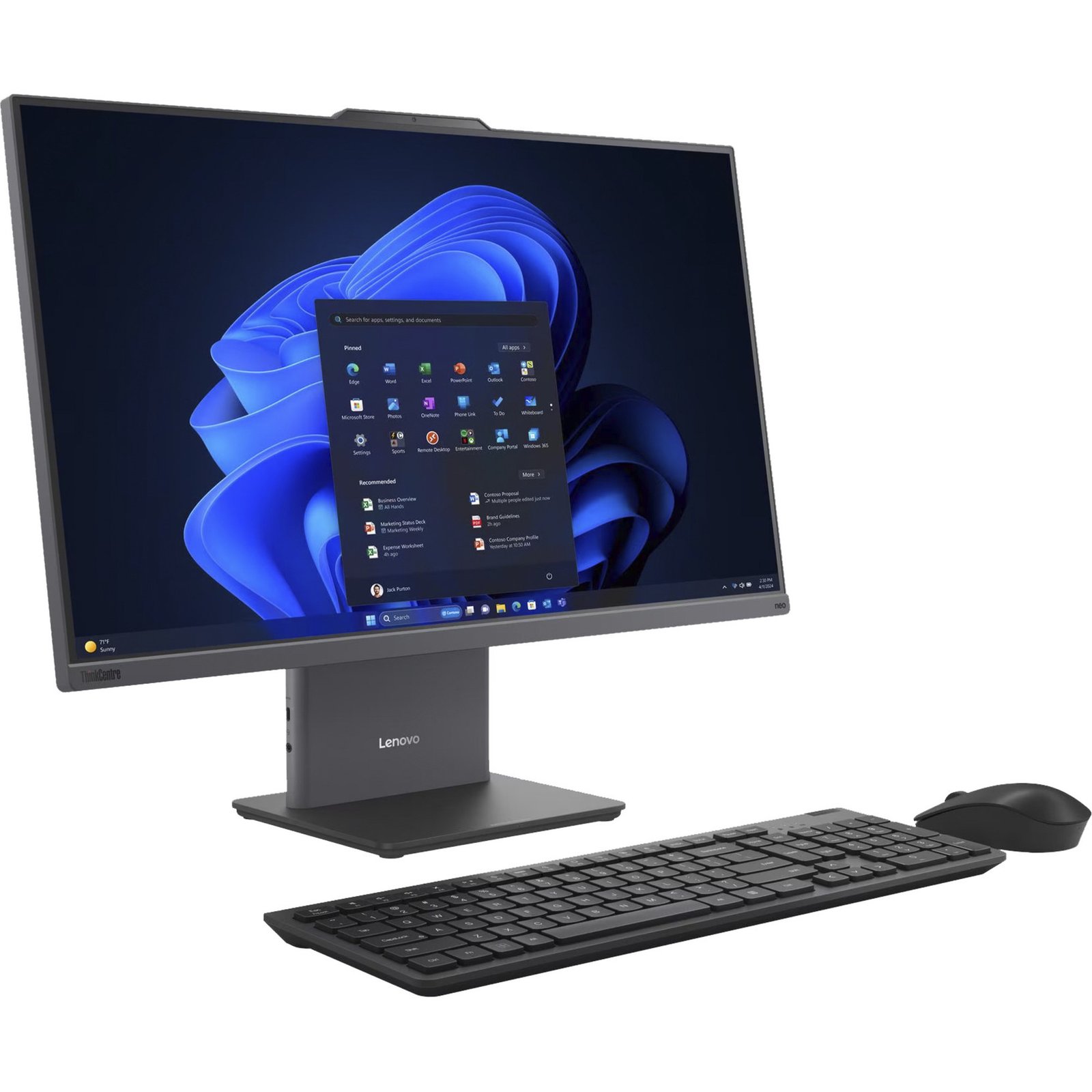 Lenovo ThinkCentre neo 55a 24 Gen 6 (13FA000TGE) Gris, 512 GB