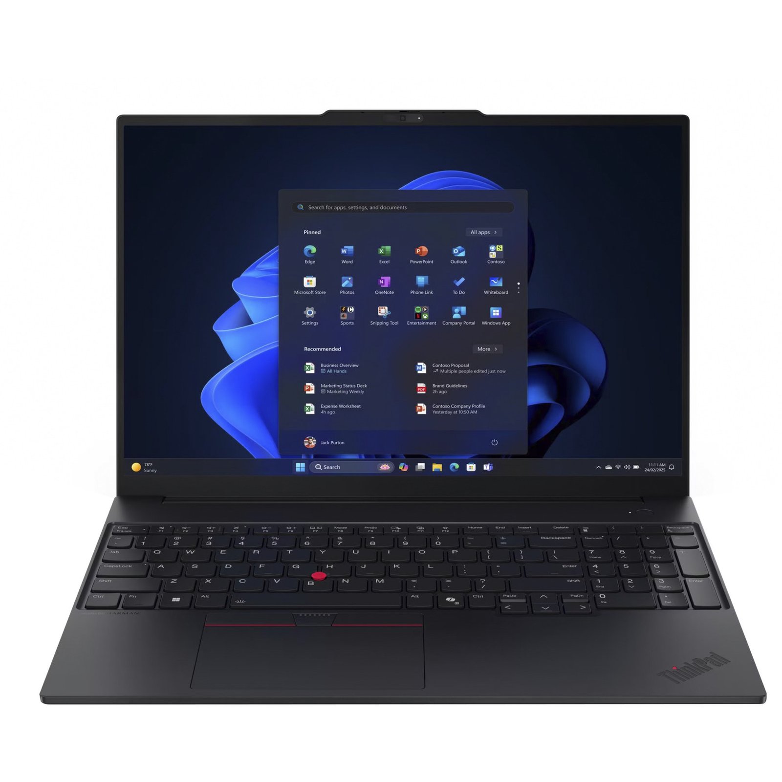 Lenovo ThinkPad E16 AMD G3 (21ST0046GE) Negro, 512 GB