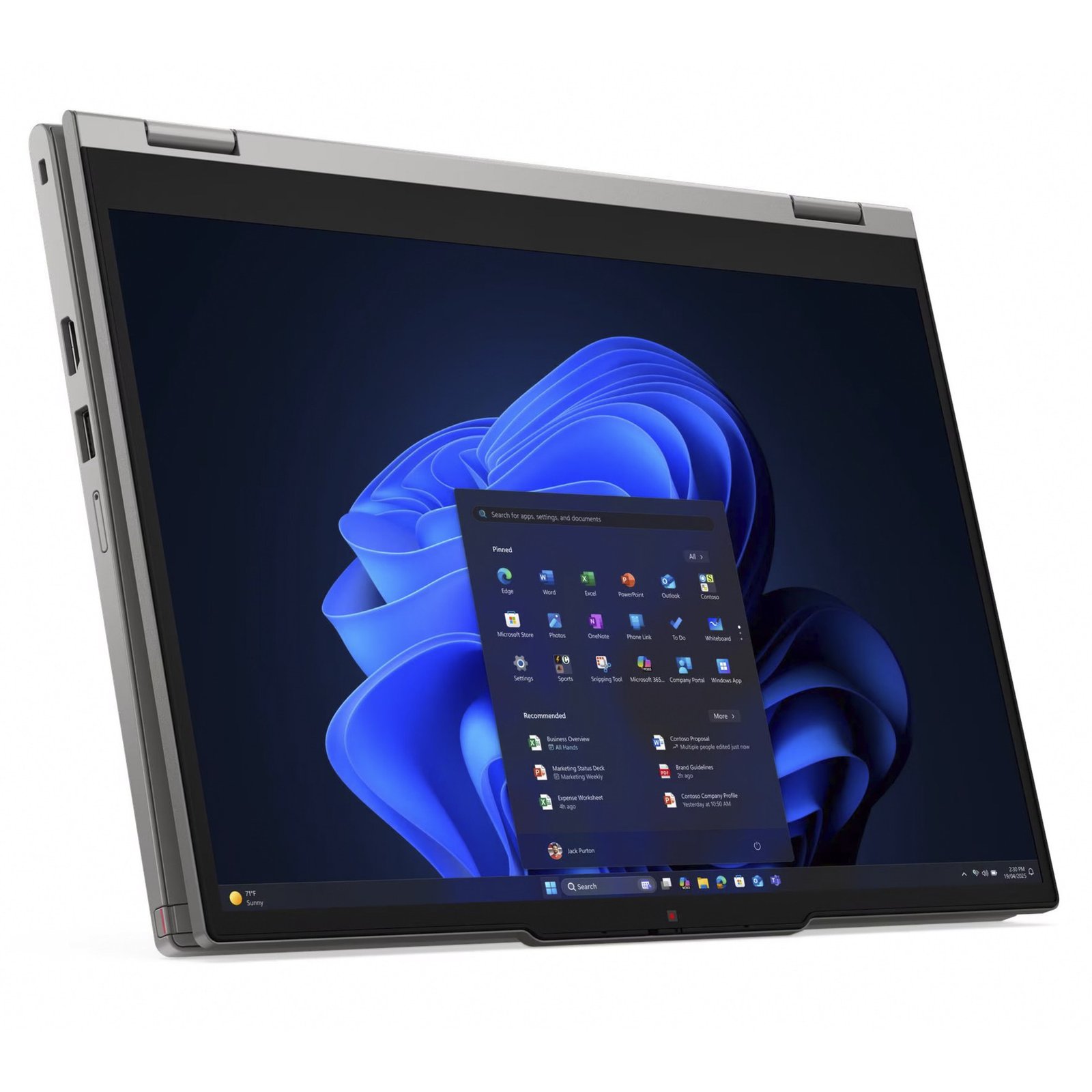 Lenovo ThinkPad L13 2-in-1 AMD G6 (21RD0010GE) Gris, 1 TB - Imagen 2