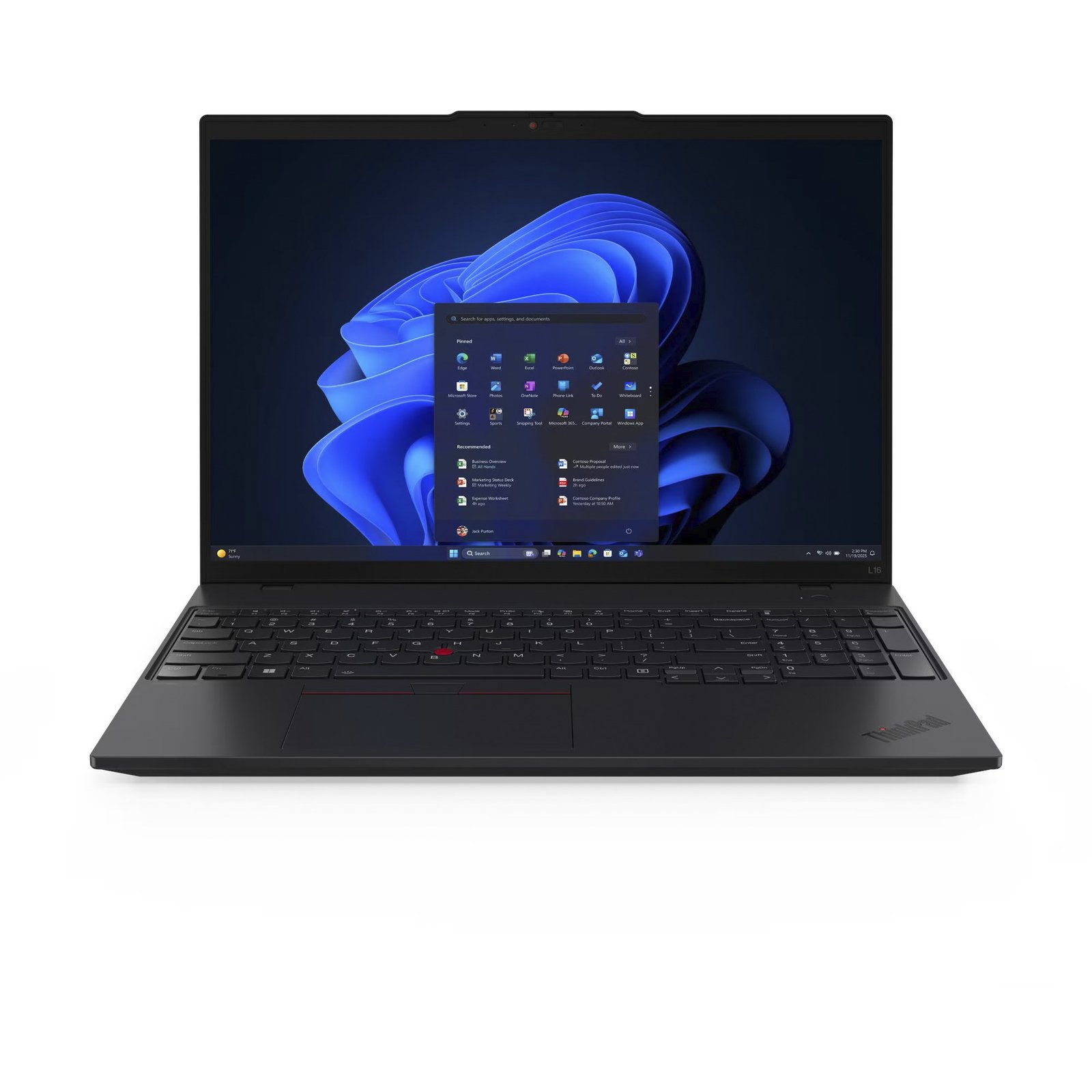 Lenovo ThinkPad L16 AMD G2 (21RH001BGE) Negro, 1 TB - Imagen 2