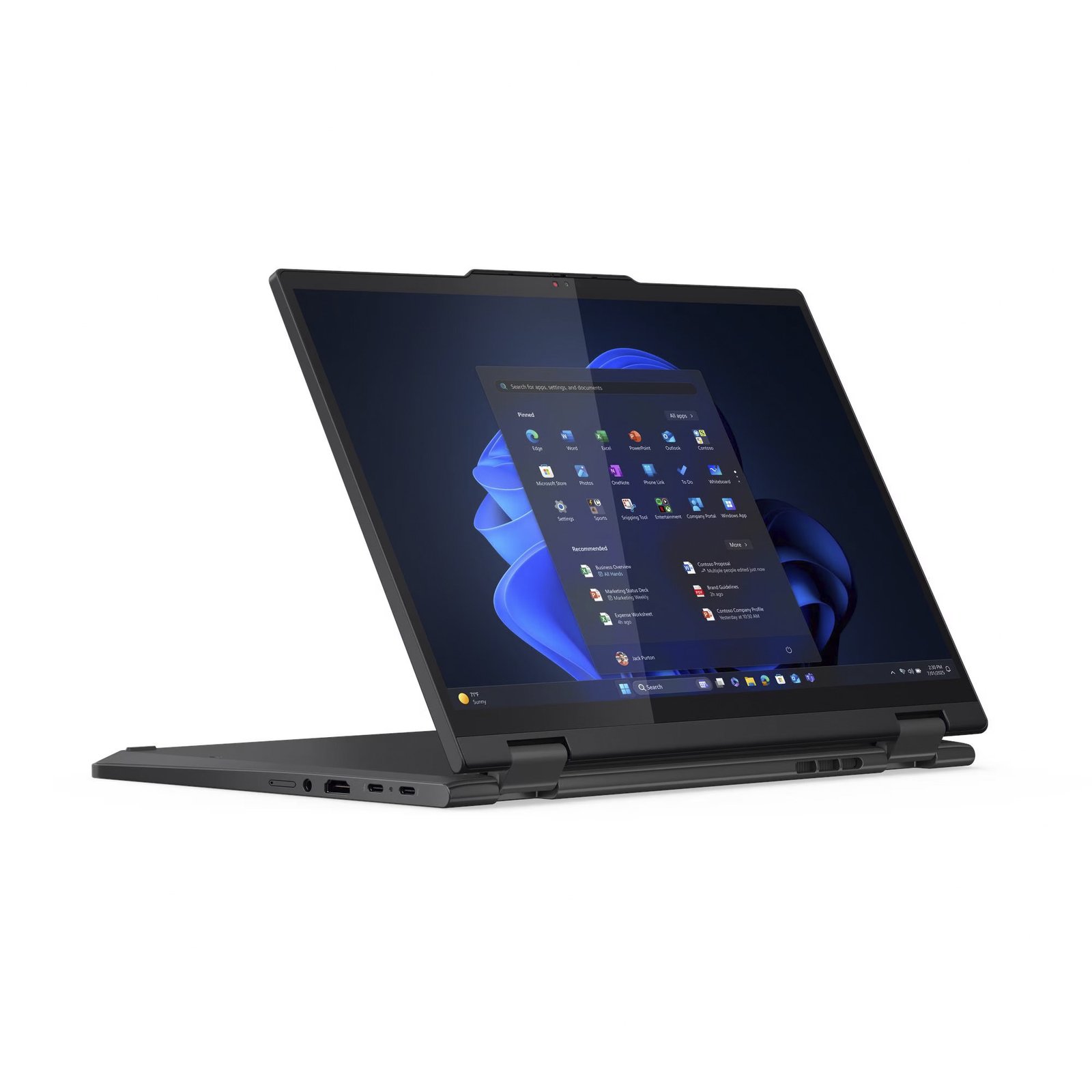 Lenovo ThinkPad T14s 2-in-1 G1 (21R30022GE) Negro, 1 TB