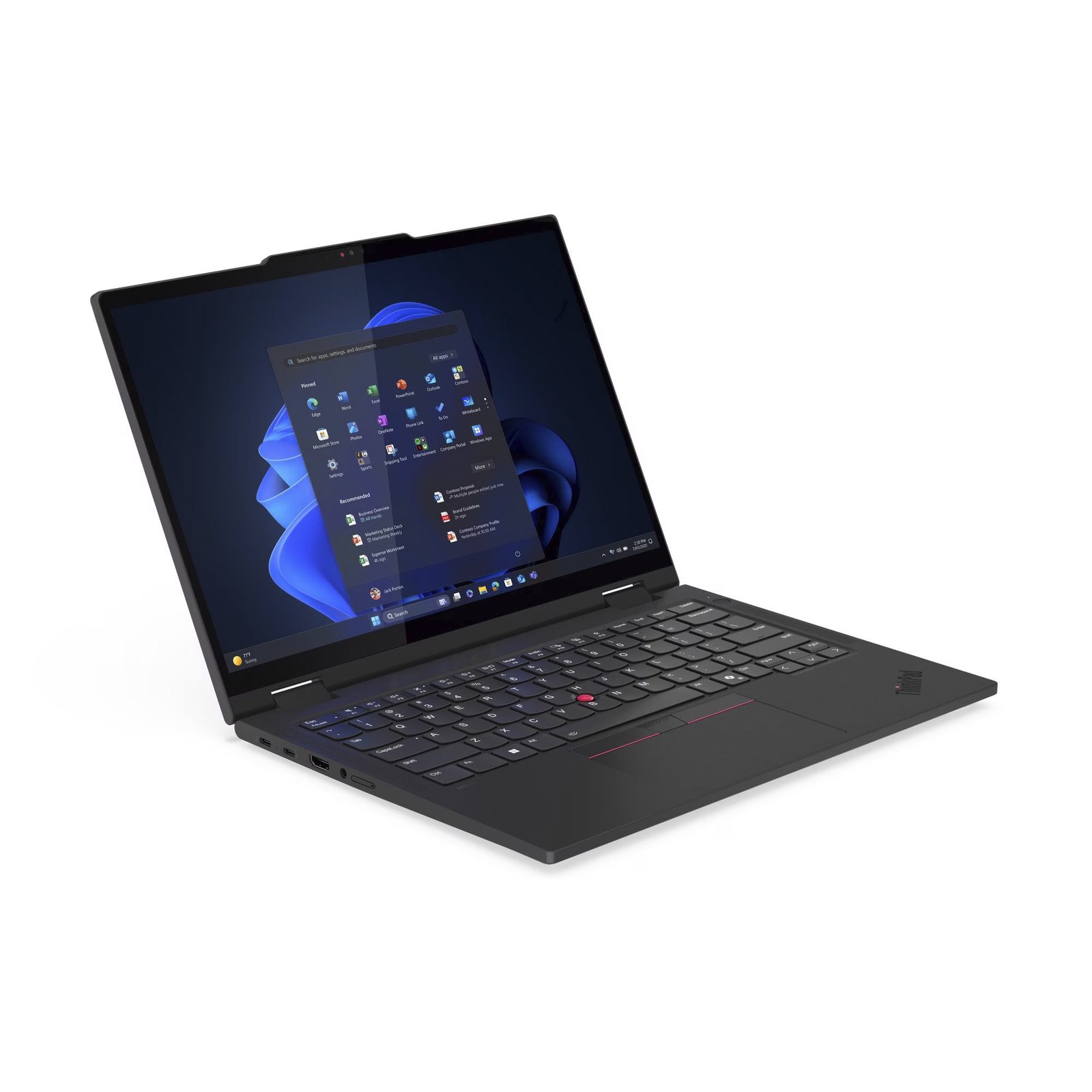 Lenovo ThinkPad T14s 2-in-1 G1 (21R30022GE) Negro, 1 TB - Imagen 4