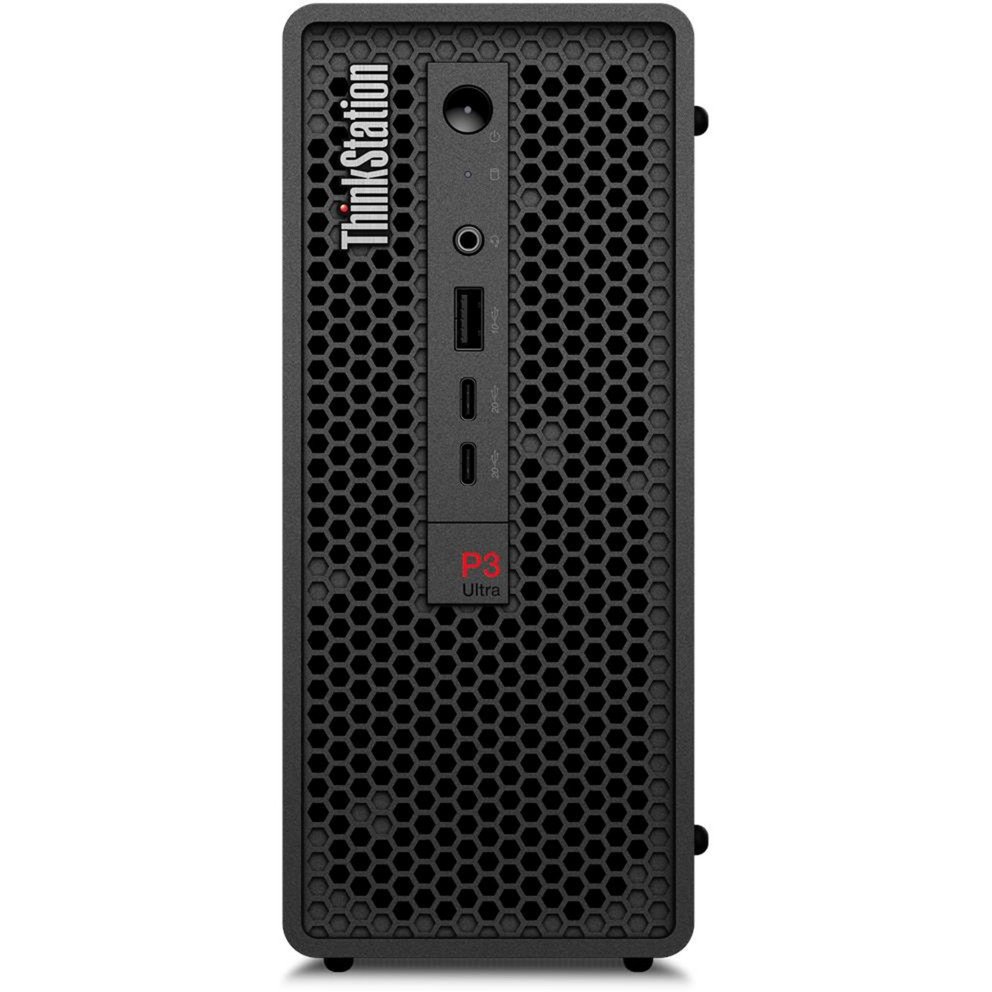 Lenovo ThinkStation P3 Ultra SFF Gen 2 (30J50024GE) Negro, 1 TB - Imagen 2