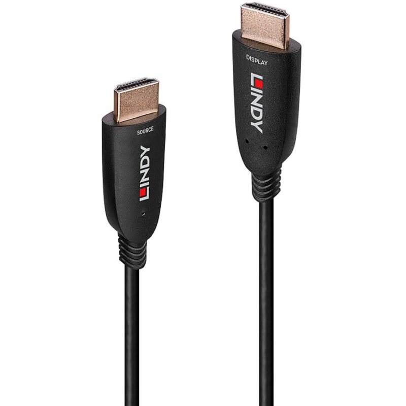 Lindy Fibre Optic Hybrid HDMI 2.1 8K60 cable Negro