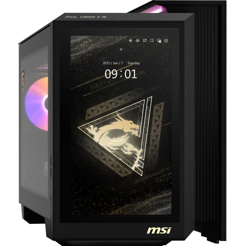 MSI MEG Vision X AI 2NVR7-236AT Negro, 2 TB