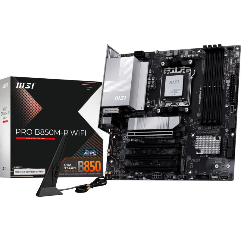 MSI PRO B850M-P WIFI Negro