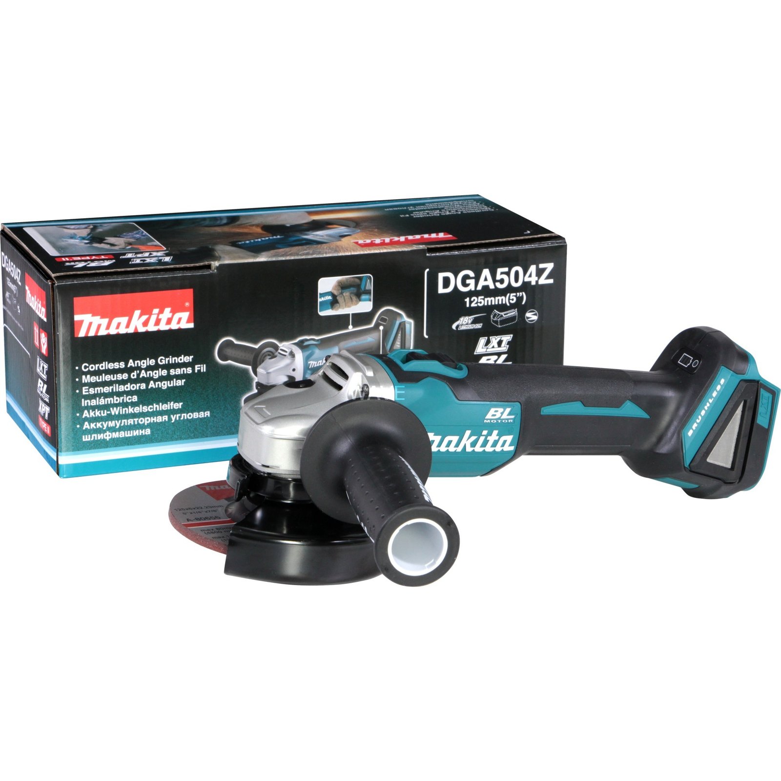 Makita Akku-Winkelschleifer DGA504Z Azul