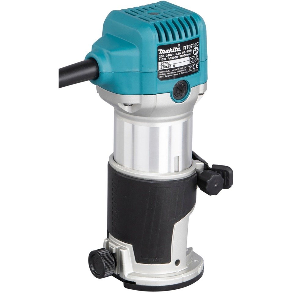 Makita Multifunktionsfräse RT0702CX2J Azul - Imagen 5