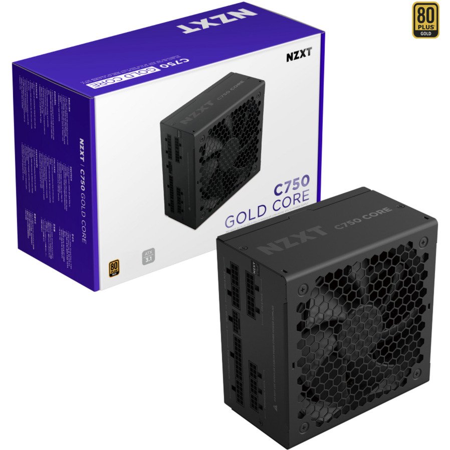 NZXT C750 GOLD CORE Negro