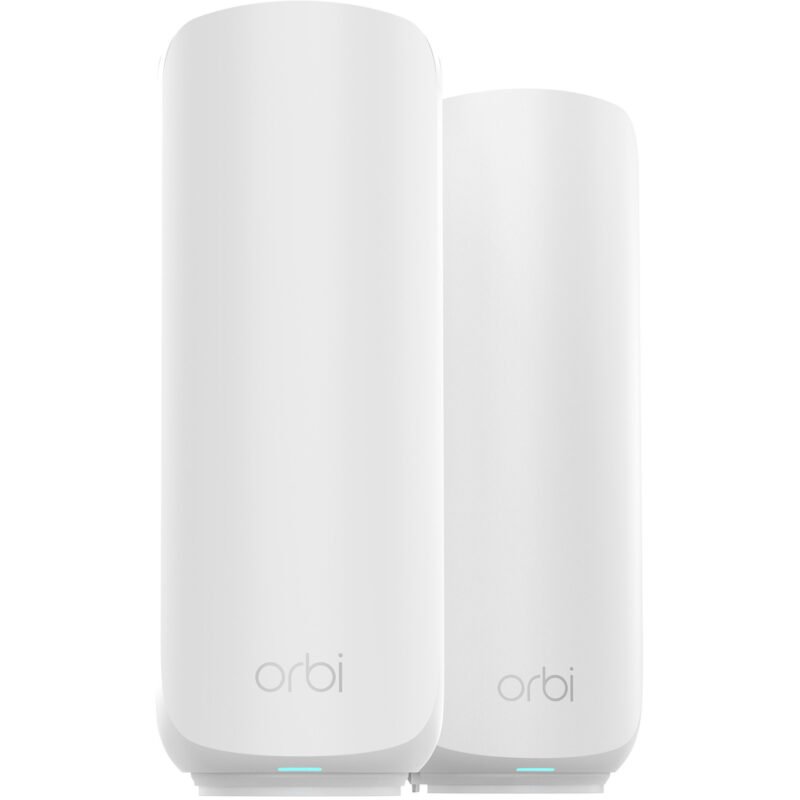 Netgear Orbi 370 Serie Dual-Band WiFi 7 Mesh 2er Pack Blanco