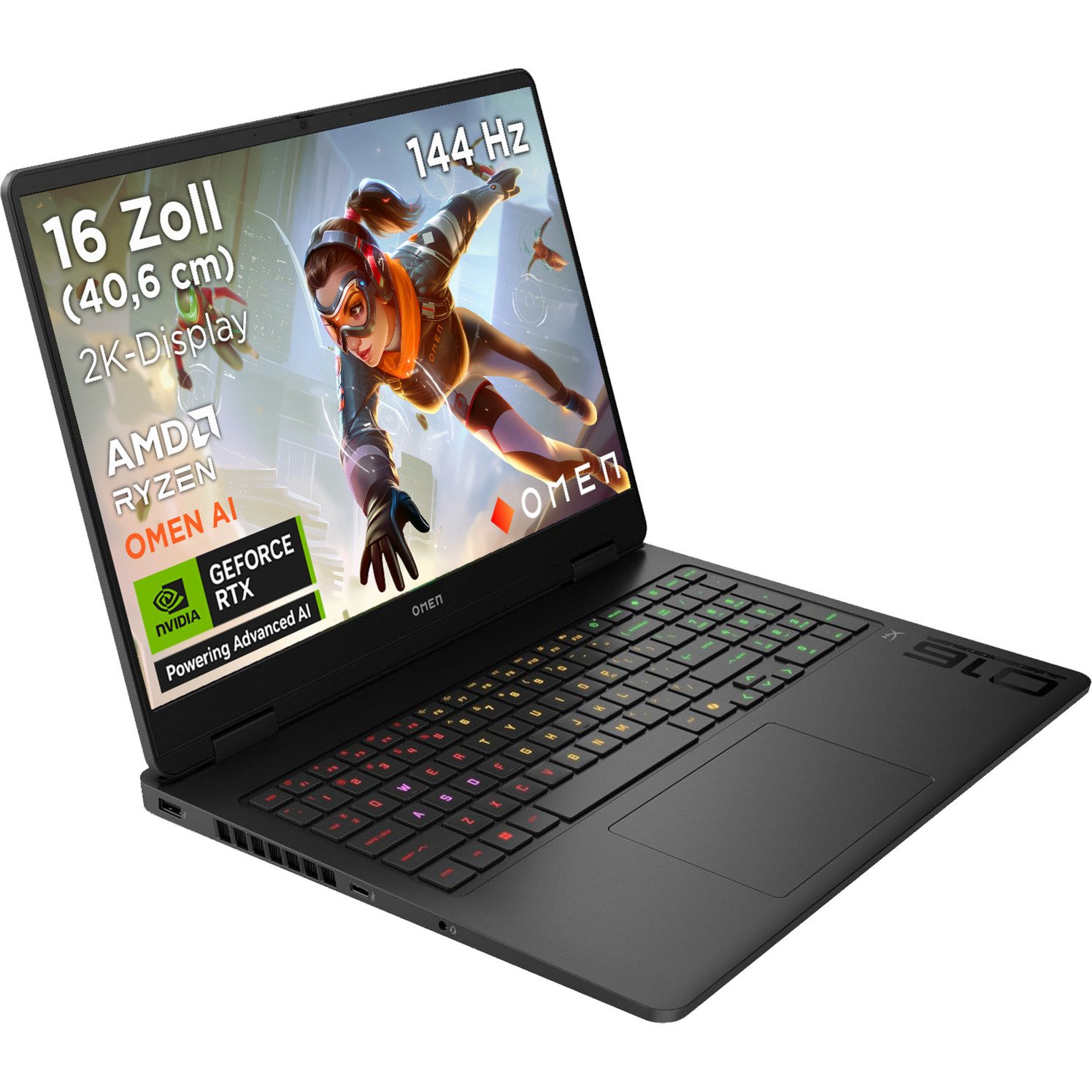 OMEN 16-ap0091ng Negro, 1 TB