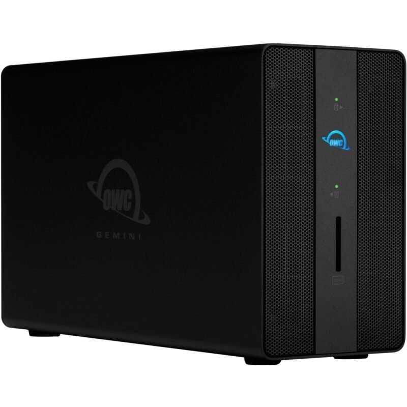 OWC Gemini Thunderbolt Dock and Dual-Bay RAID Speichergehäuse Negro