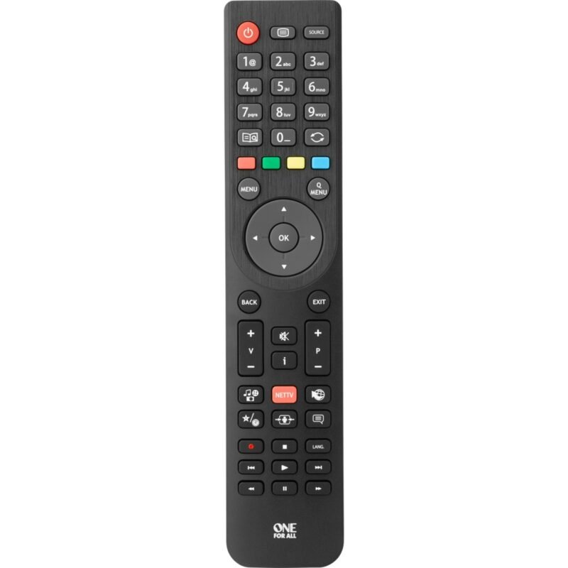 One for all Telefunken TV Ersatzfernbedienung Negro