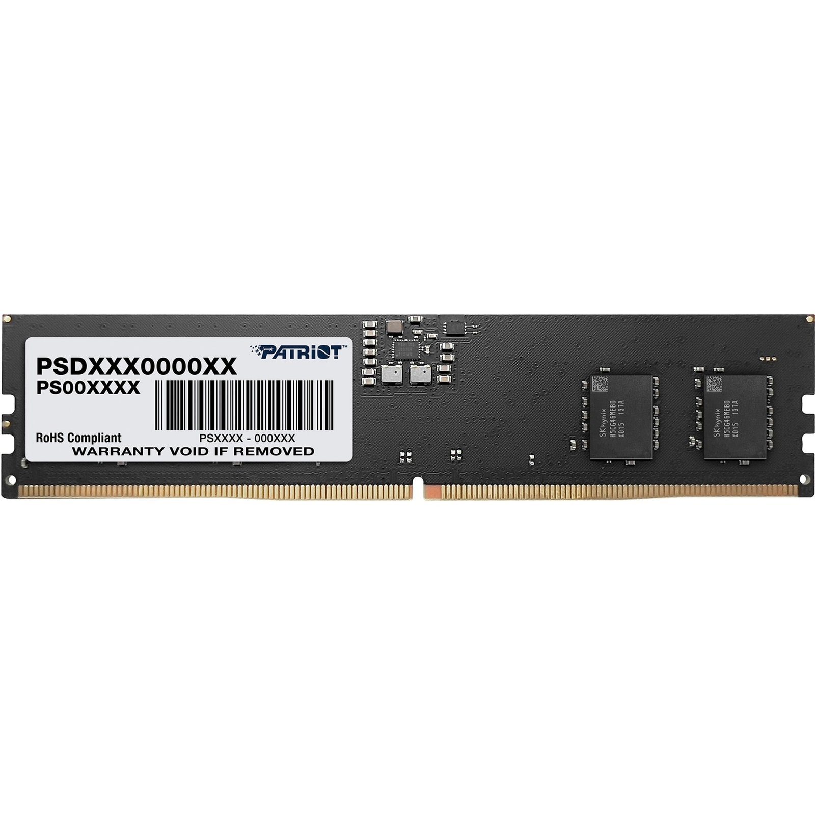 Patriot DIMM DDR5-5200 Negro, 16 GB