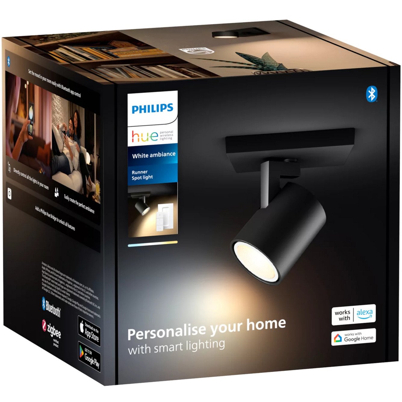 Philips Hue White Ambiance Runner Einzelspot Negro