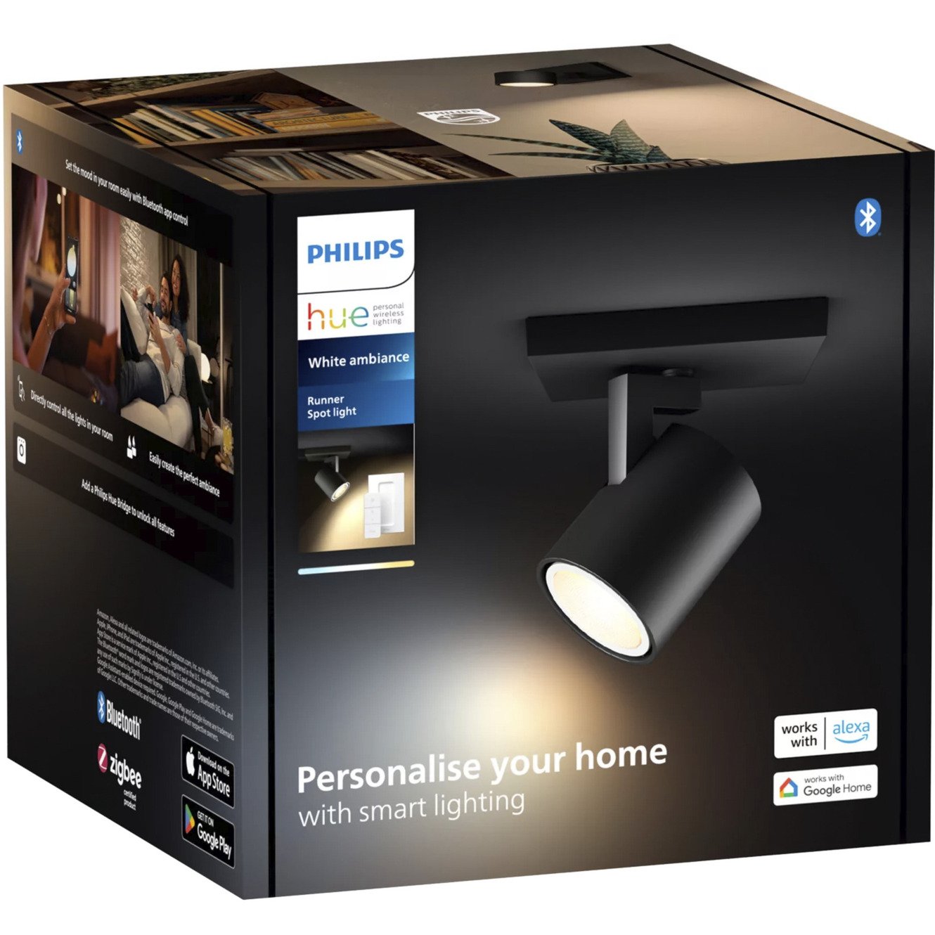 Philips Hue White Ambiance Runner Einzelspot Negro