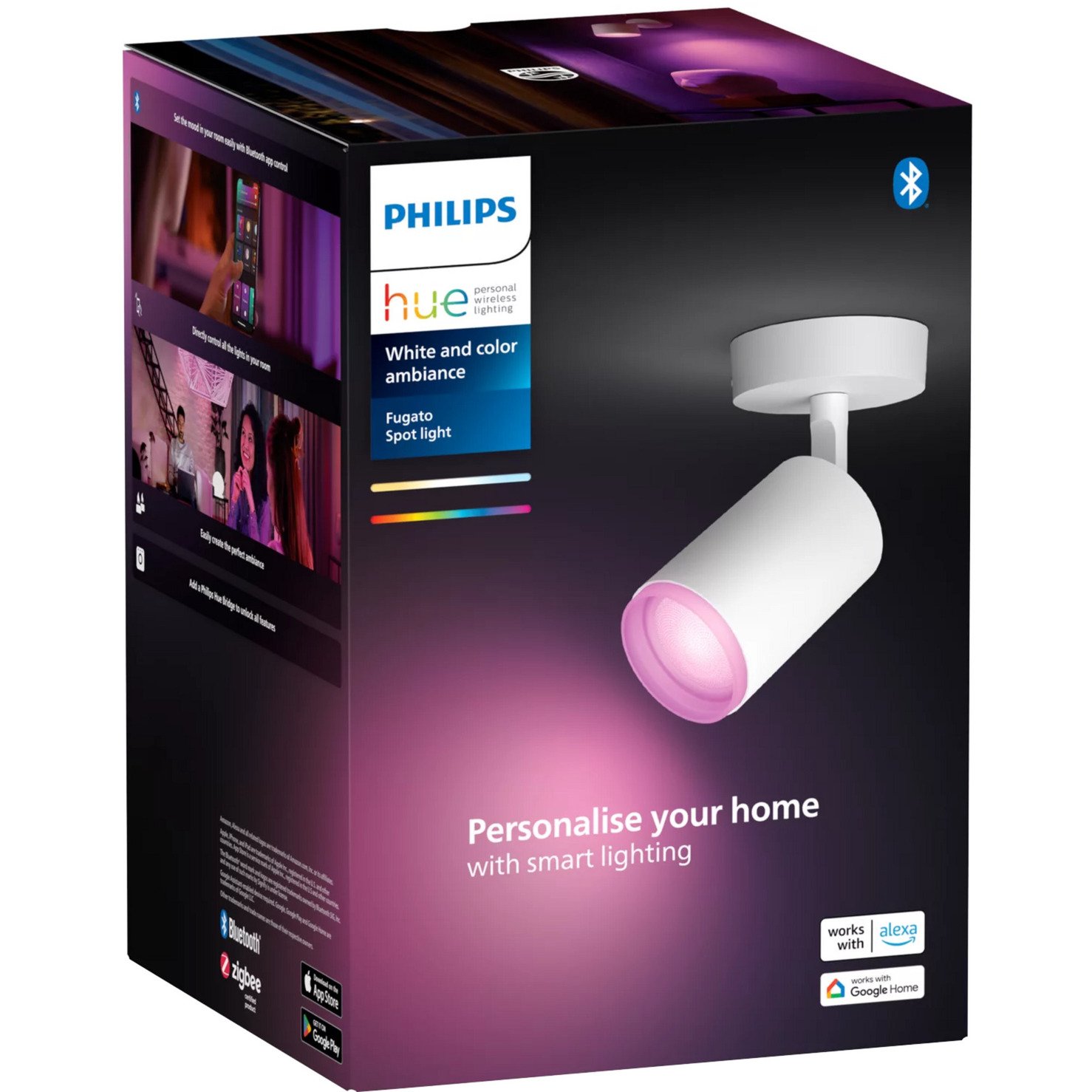 Philips Hue White & Color Ambiance Fugato 1er-Spot