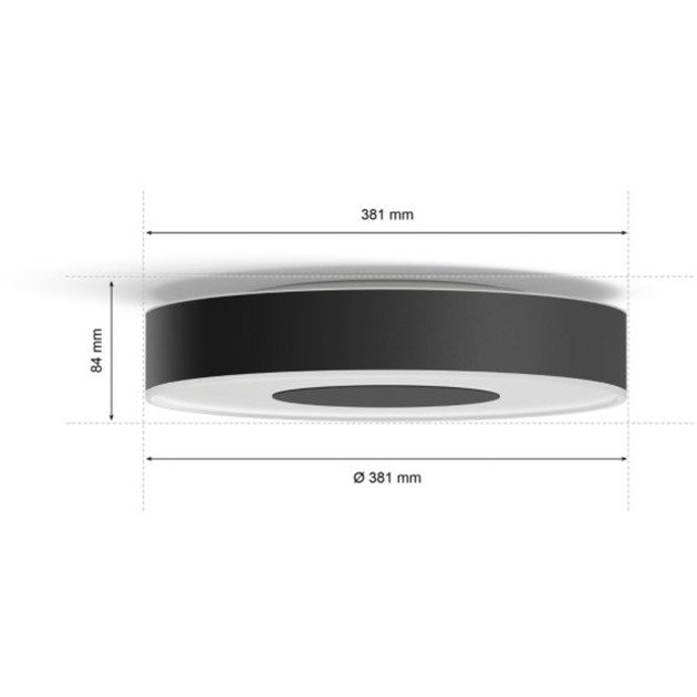 Philips Hue White & Color Ambiance Xamento Deckenleuchte Negro - Imagen 5