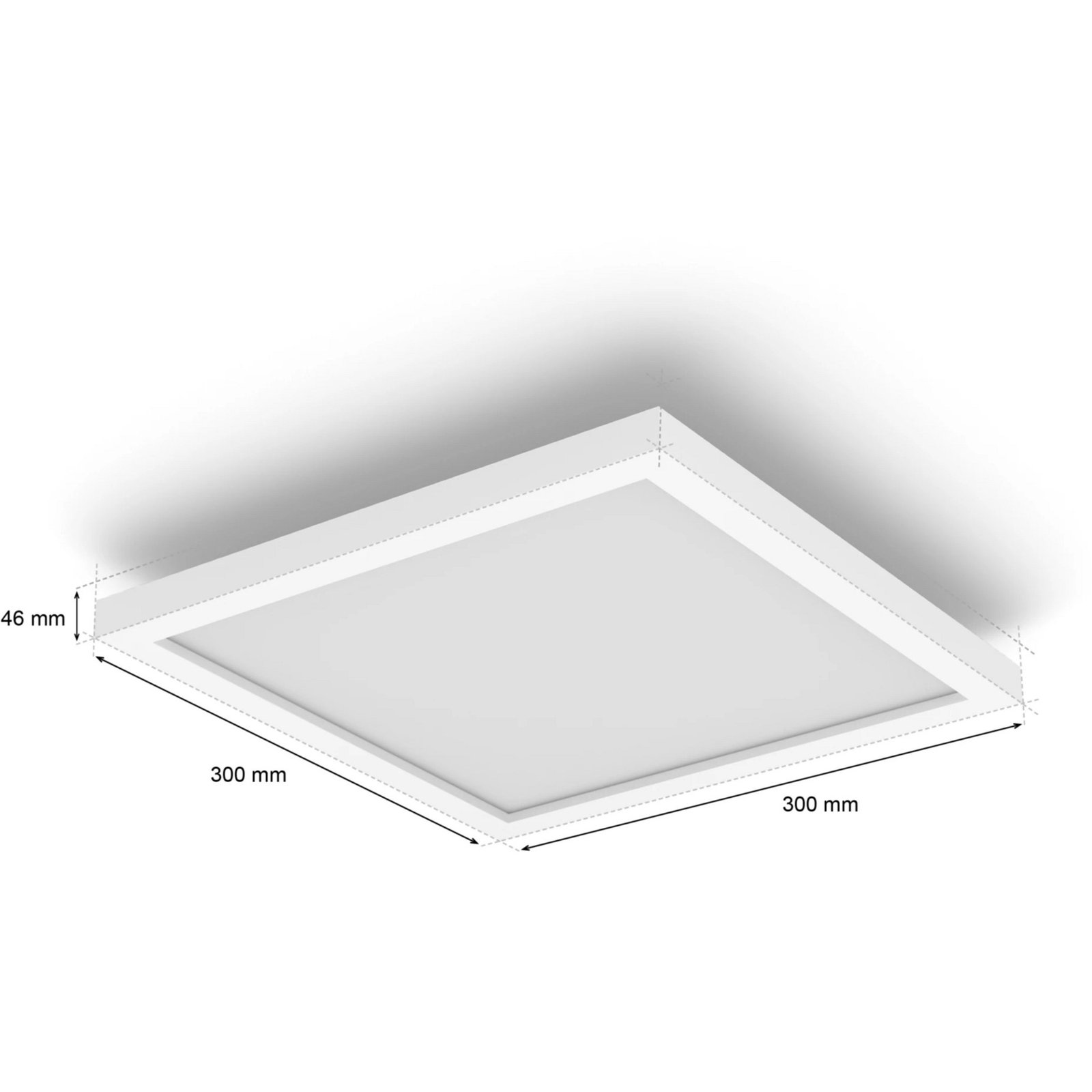Philips Hue White & Color Ambiance quadratische Panelleuchte Surimu Blanco - Imagen 3
