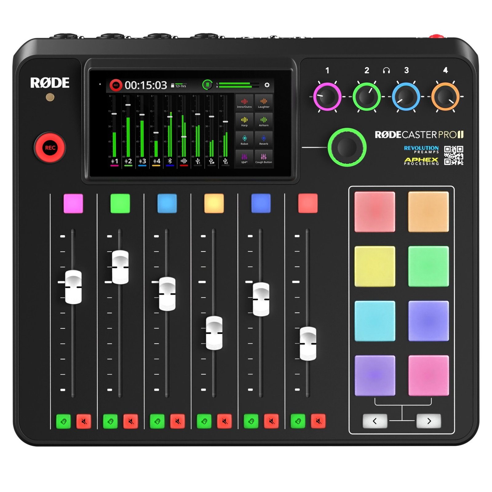 Rode Microphones Rodecaster Pro II Negro - Imagen 3