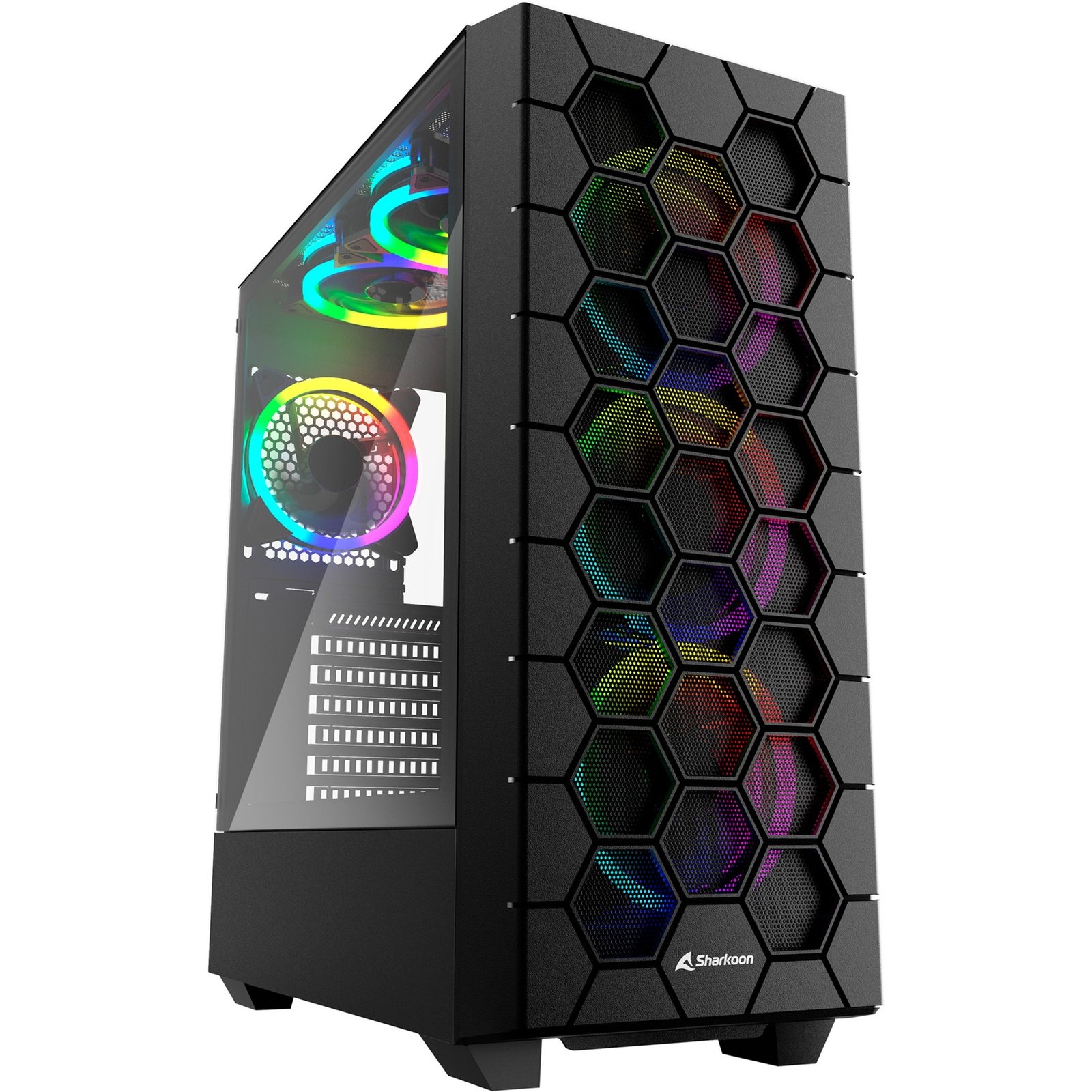 Sharkoon RGB HEX Negro