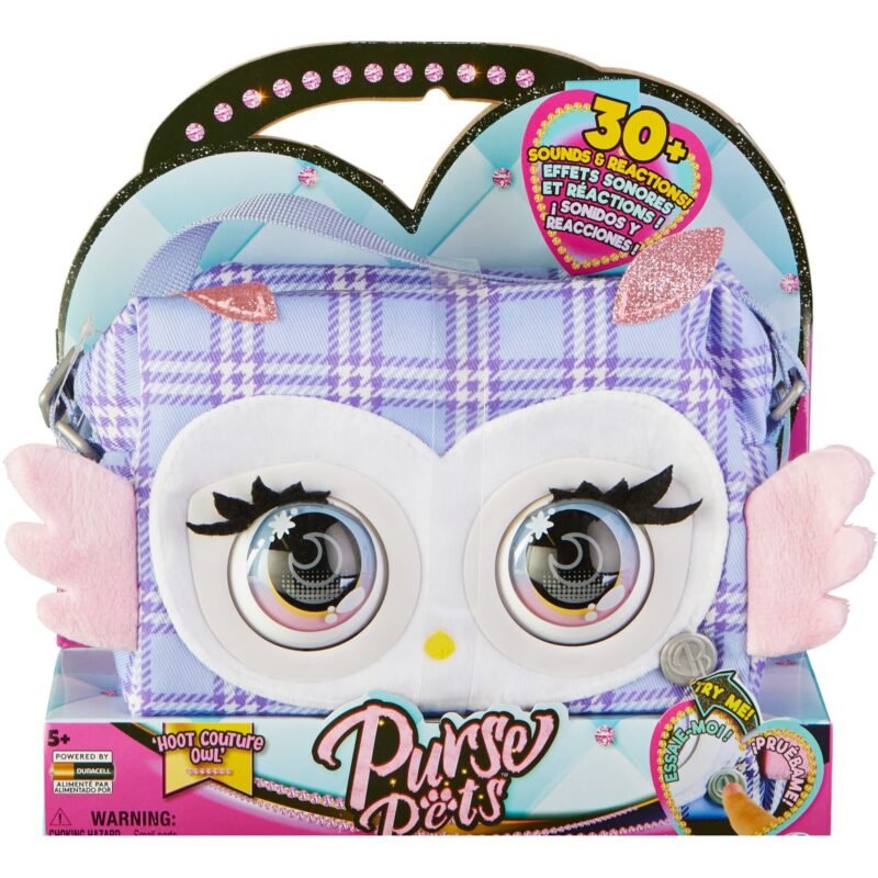 Spin Master Purse Pets - Print Perfect Eule Morado