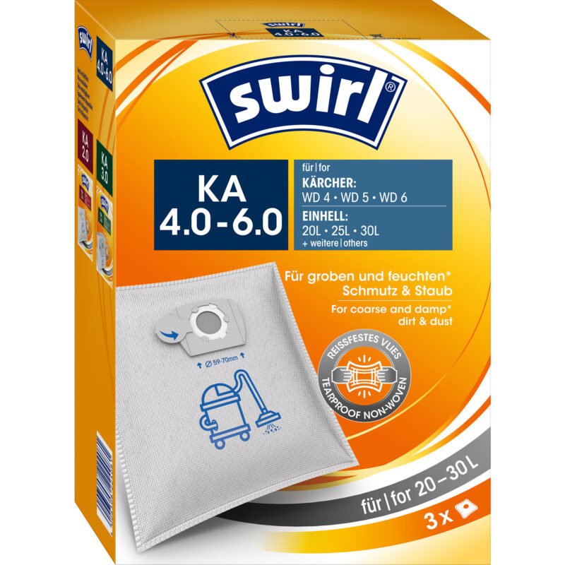 Swirl Staubsaugerbeutel KA 4.0-6.0 Kärcher/ Einhell