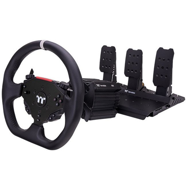 Thermaltake G15 Direct Drive Racing Wheel con Pedale Bundle Negro