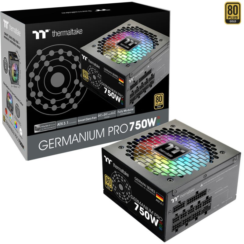 Thermaltake Germanium Pro RGB 750W Negro