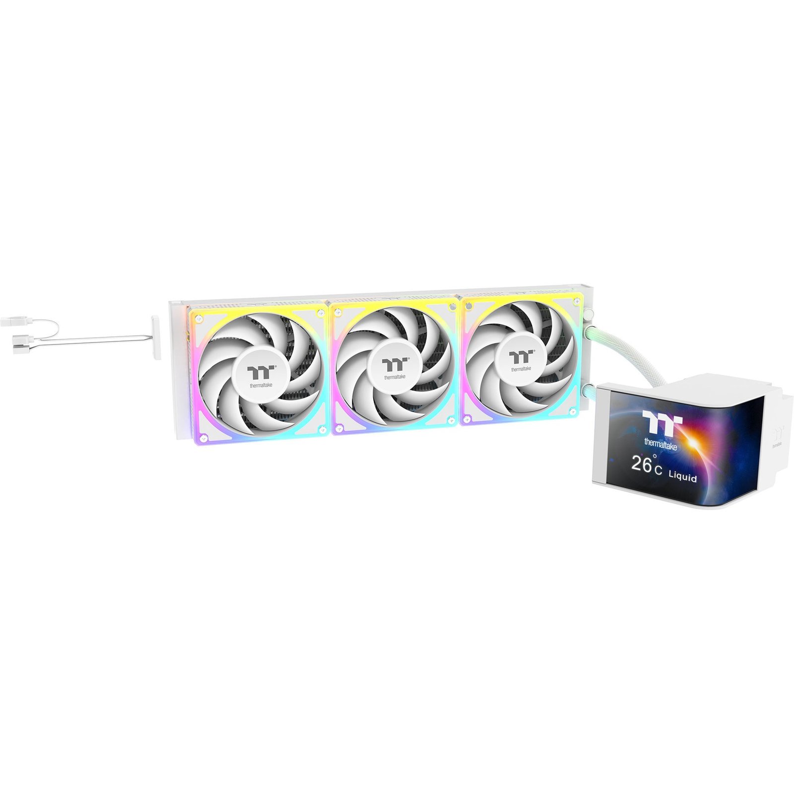 Thermaltake MAGCurve 360 Ultra AIO ARGB Snow Edition Blanco